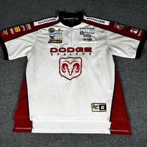 Chase Authentics Dodge Dealers Nascar Pit Shirt XL Y2K